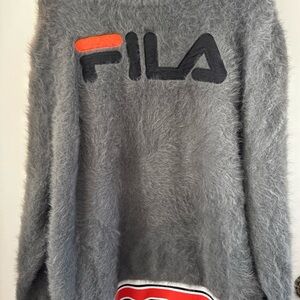 Fila Men’s XL Cozy Fluffy Gray Sweater